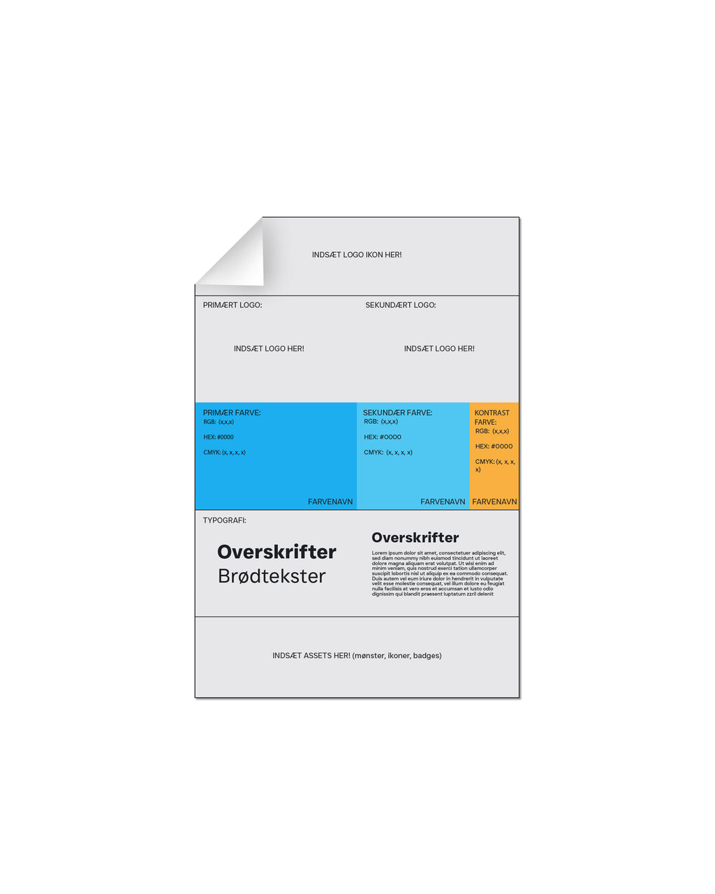 BRANDSHEET – Skræddersyet opslagsværk til en konsistent visuel stil